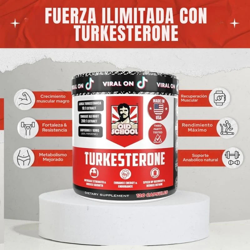 Turkesterona® Original Potenciador Hombres - 120 Cápsulas