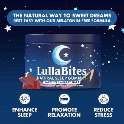 LullaBites - Gomitas naturales para dormir - Hechas en Estados Unidos