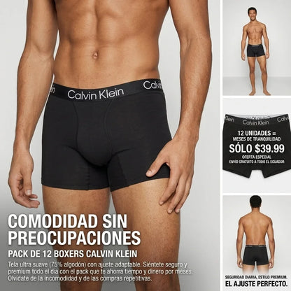 LIQUIDACIÓN BOXER CALVIN KLEIN (Pack 12 unidades)