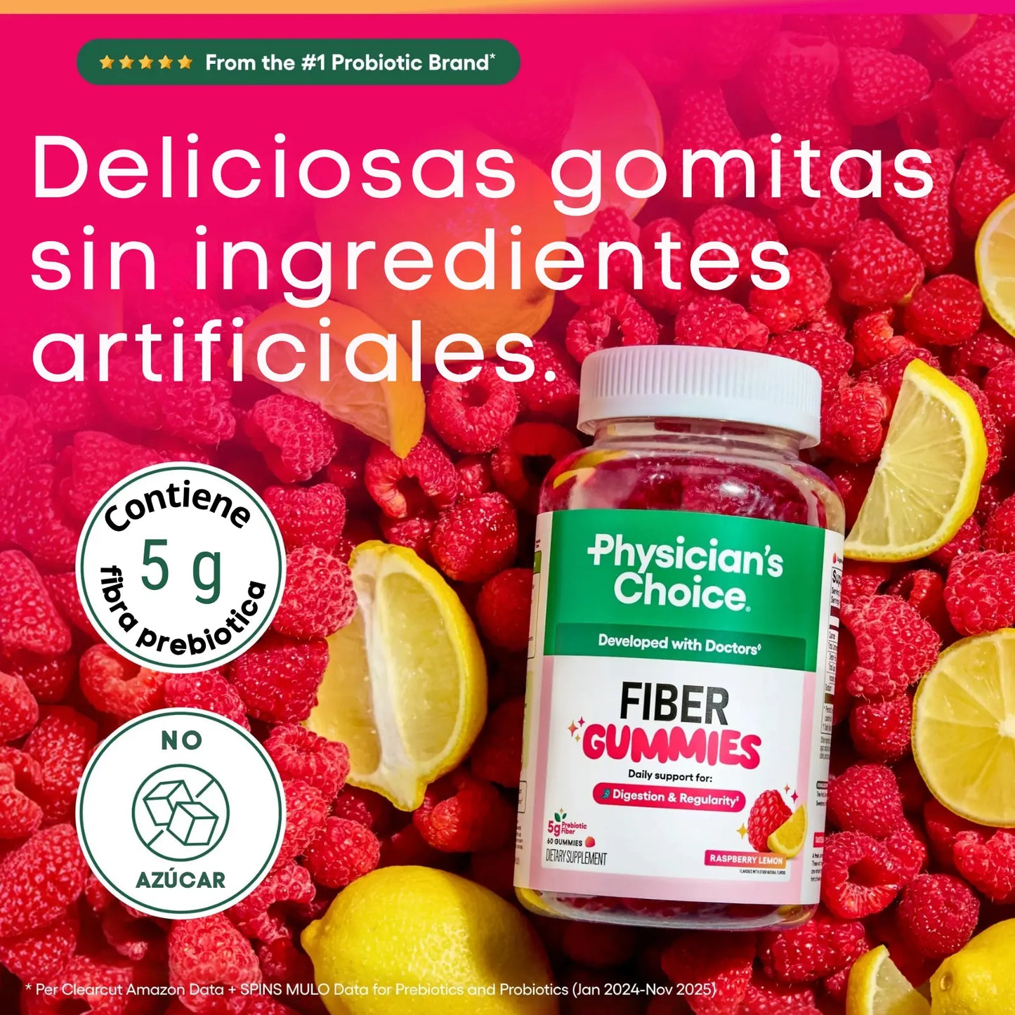 Fiber Gummies | Physician’s Choice + REGALOS