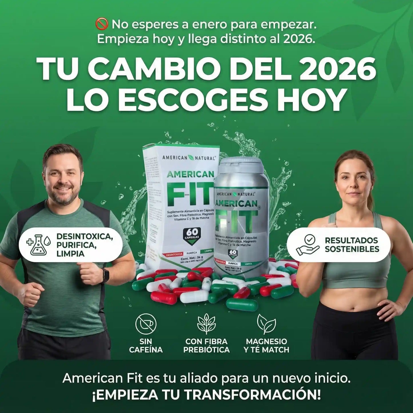 American Fit|60 caps|ORIGINAL (Copia)