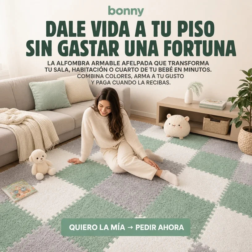 Alfombra Afelpada Armable PACK X10