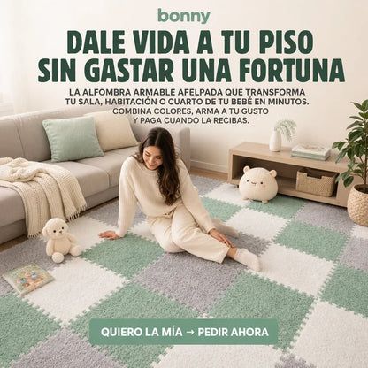 Alfombra Afelpada Armable PACK X10