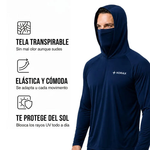 BUZO LICRADO CON CAPUCHA