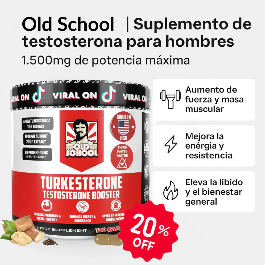 Turkesterona® Original Potenciador Hombres - 120 Cápsulas