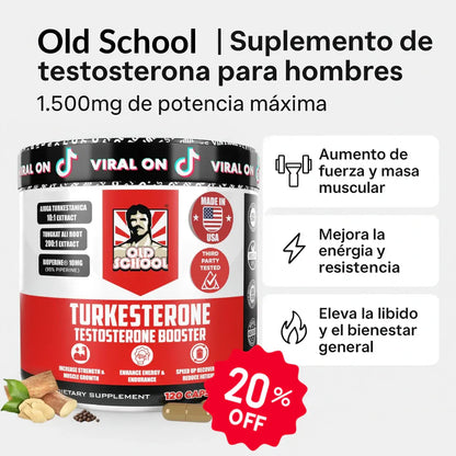 Turkesterona® Original Potenciador Hombres - 120 Cápsulas