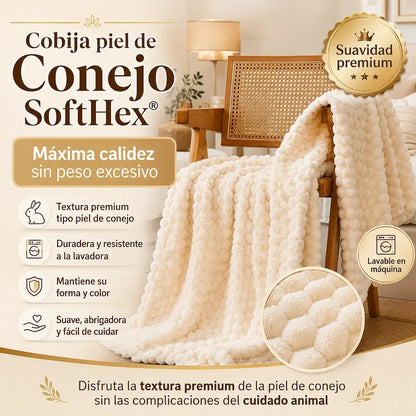 COBIJA PIEL DE CONEJO