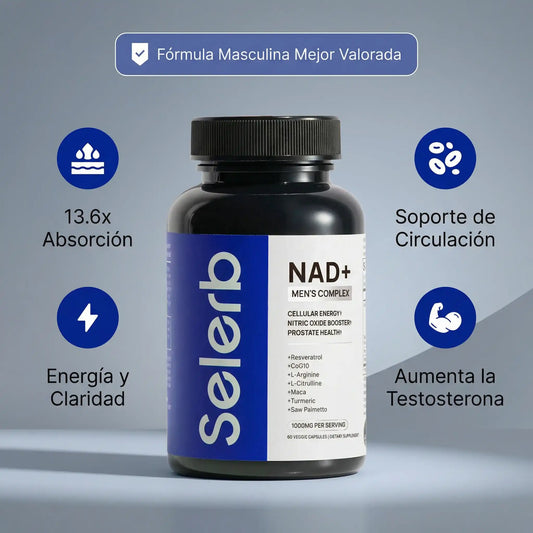 NAD+ liposomal para hombres | 60 Cápsulas